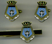 HMS GLOUCESTER - Cuff Links & Tie Clip Set